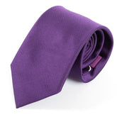 Purple Luxe Silk Tie 8cm