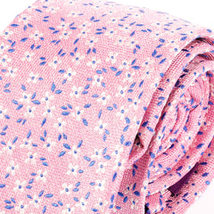 Pink Floral Whisperer Silk Tie
