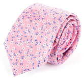 Pink Floral Whisperer Silk Tie