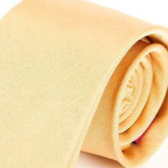 Sandy Tan Luxe Silk Tie 8cm