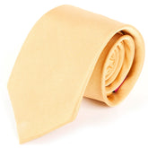 Sandy Tan Luxe Silk Tie 8cm