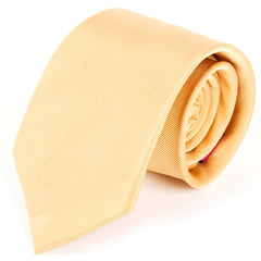 Sandy Tan Luxe Silk Tie 8cm