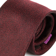 Plain Red Marl Silk Tie 8cm