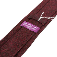 Plain Red Marl Silk Tie 8cm