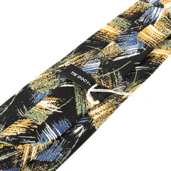 Golden Stroke Wide Silk Tie 8.5cm