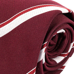 Red Striped Chancellor Tie 8cm