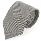 Grey Iya Check Wool Tie 8cm