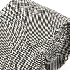 Grey Iya Check Wool Tie 8cm