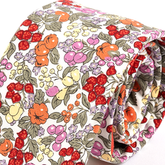 Purple Cotswold Bloom Floral Cotton Tie 7cm