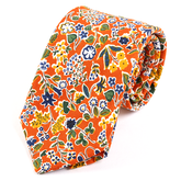 Amalfi Botanica Floral Cotton Tie 6.5cm