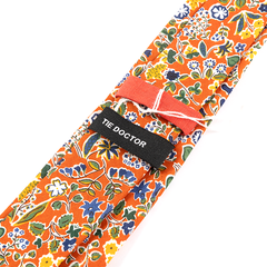 Amalfi Botanica Floral Cotton Tie 6.5cm