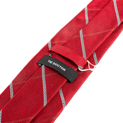 Prestige Red Windowpane Check Silk Tie 8cm