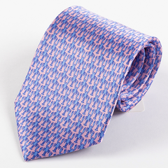 Coastal Charm Lobster Silk Tie 8.5cm