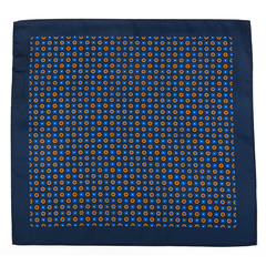 Monte IMS Blue 33cm Pocket Square