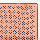 Light Pink Mini Floral Silk Pocket Square 32cm