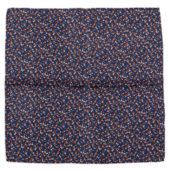 Sole Blue Confetti Silk Pocket Square 30cm
