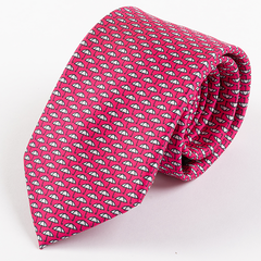 Pink Umbrella Print IMS Tie 7.5cm