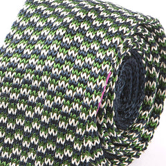 Brooks Green Silk Knitted Tie - Tie Doctor