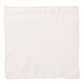 White Silk Pocket Square
