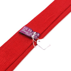 Bright Red Silk Knitted Tie 6cm - Tie Doctor