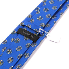 Blue Vivian Circular IMS Tie - Tie Doctor