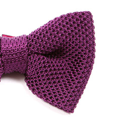 Purple Silk Bow Tie - Tie Doctor