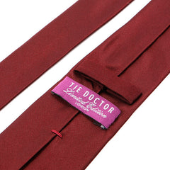 Red Silk Tie - Tie Doctor