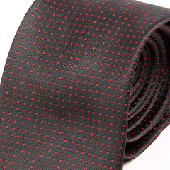 Dark Navy Blue Polka Dot Necktie - Tie Doctor