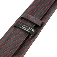 Dark Navy Blue Polka Dot Necktie - Tie Doctor