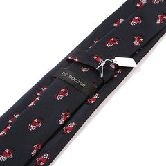 Blue Santa Christmas Tie - Tie Doctor
