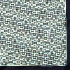 Navy & Mint Green Pocket Square - Tie Doctor