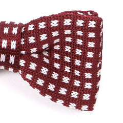 Red & White Bow Tie - Tie Doctor