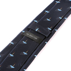 Blue Umbrella Patterned IMS Tie - Tie Doctor