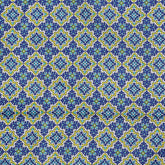 Navy & Yellow Star Pocket Square - Tie Doctor