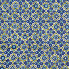 Navy & Yellow Star Pocket Square - Tie Doctor