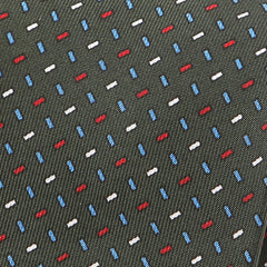 Green Macclesfield Sprinkle Silk Tie - Tie Doctor