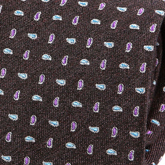 Paisley Jewel Silk & Wool Tie - Tie Doctor