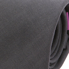 Dark Grey Silk Slim Tie - Tie Doctor
