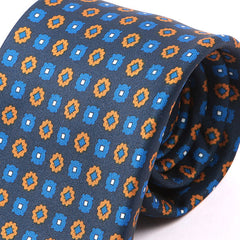Blue Monte Motif IMS Tie 7.5cm - Tie Doctor