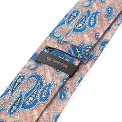 Paisley Brown Marl IMS Tie 7.5cm - Tie Doctor