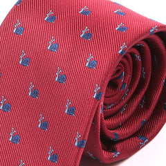 Red Snail Patterned Tie - Tie Doctor