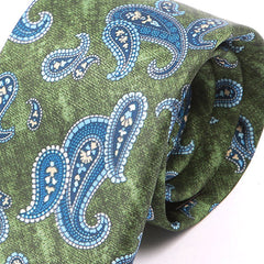 Paisley Green Marl IMS Tie 7.5cm - Tie Doctor