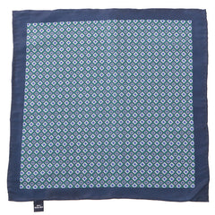 Deji Green Motif IMS 33cm Pocket Square - Tie Doctor