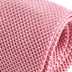 Pink Silk Knitted Tie - Tie Doctor