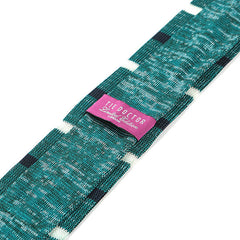 Jide Green Stripe Silk Knitted Tie, One of One - Tie Doctor