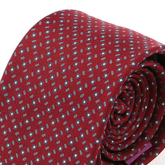 Red Odell Macclesfield Silk Tie 7.5cm - Tie Doctor