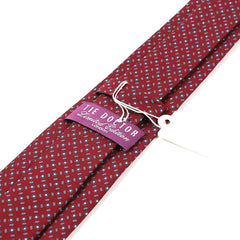 Red Odell Macclesfield Silk Tie 7.5cm - Tie Doctor