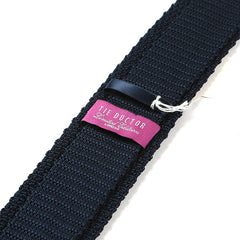 Navy And Pink Dot Silk Knitted Tie 6cm - Tie Doctor