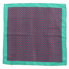 Green & Purple IMS 33cm Pocket Square - Tie Doctor