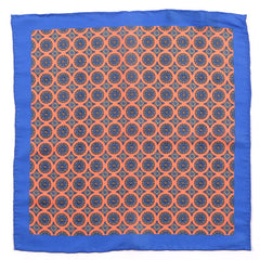 Orange Mac IMS Medallion 33cm Pocket Square - Tie Doctor